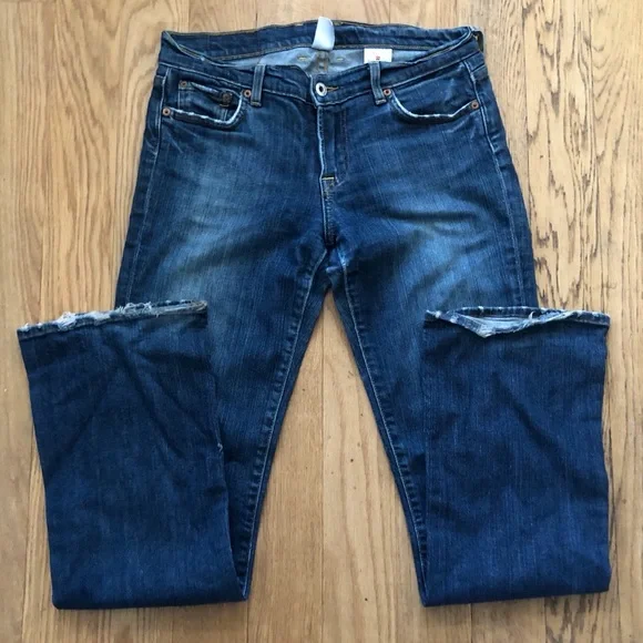 ❗️SOLD❗️LUCKY BRAND ‘Sundown’ High Rise Straight Leg Jeans Size 29 - Picture 2 of 4